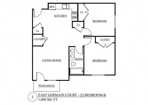 a floor plan of a house with a bedroom and a living room